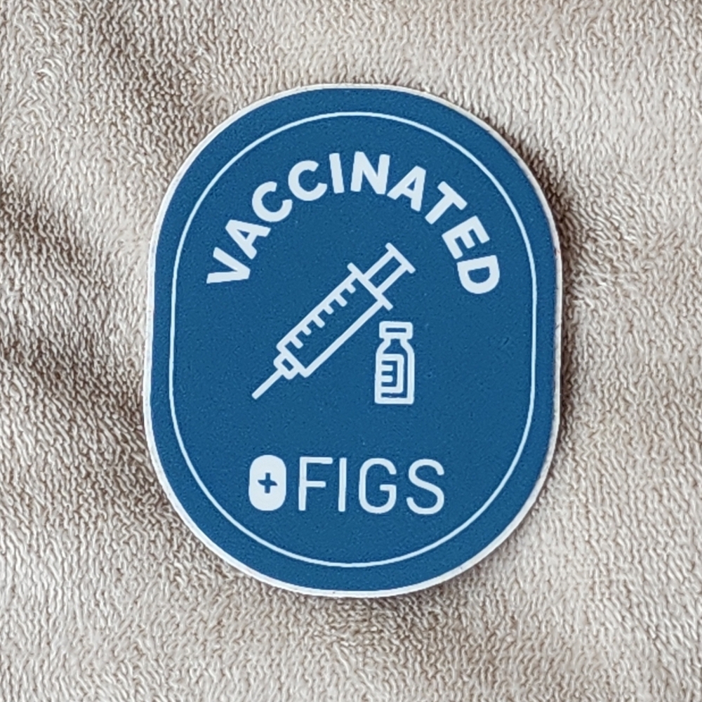 FIGS Stickers - Vaccinated